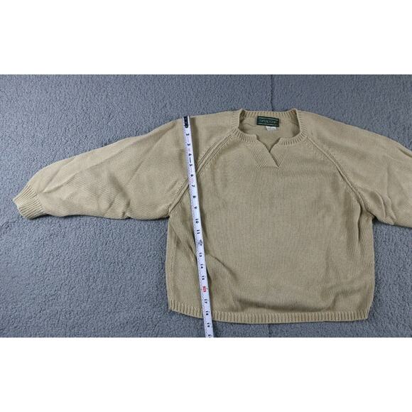 J. Mclaughlin Sweater Womens S Beige Cotton Baumwolle Pullover Italy - Picture 4 of 5